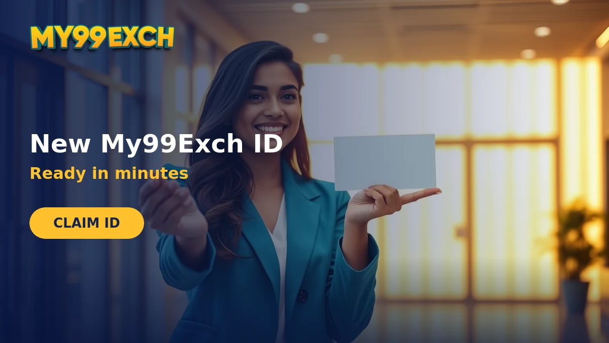 Agent handing over a new My99Exch ID card after WhatsApp signup